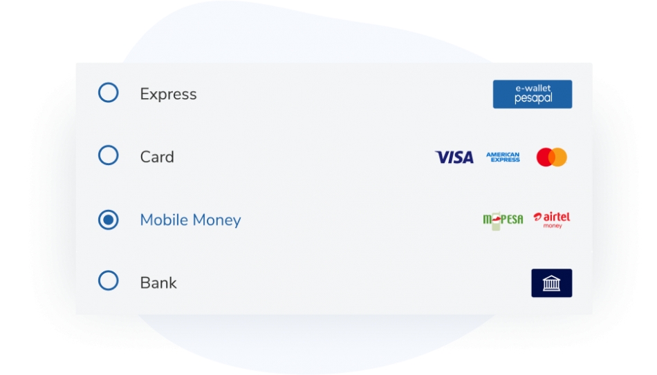 Variety of Payment Options