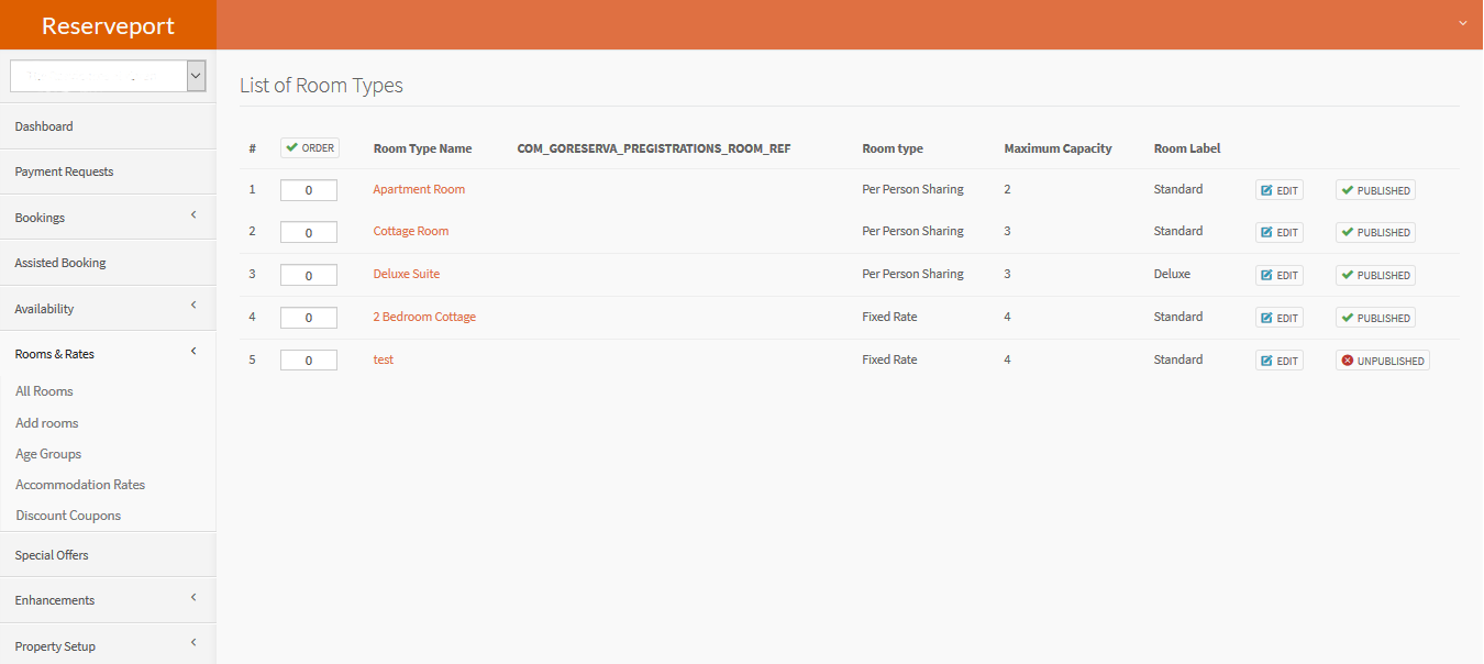 Room & Rates - Booking Engine for Hotels, Airlines